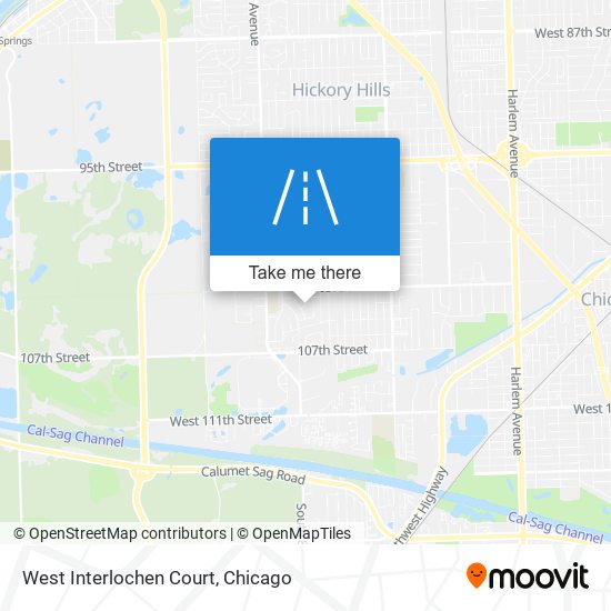 West Interlochen Court map