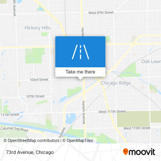 Mapa de 73rd Avenue