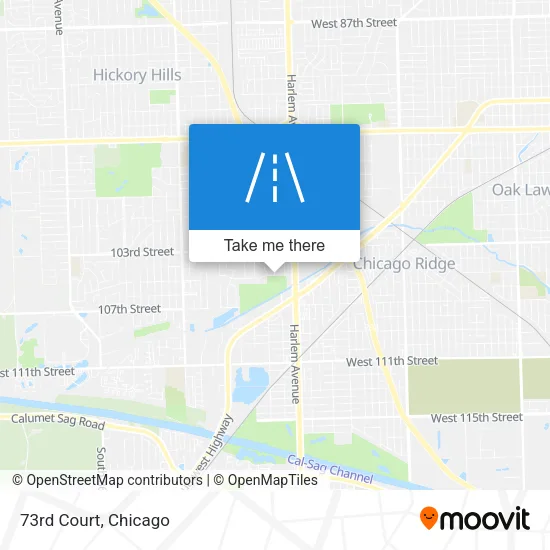 73rd Court map
