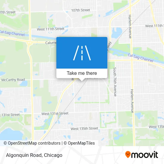 Algonquin Road map