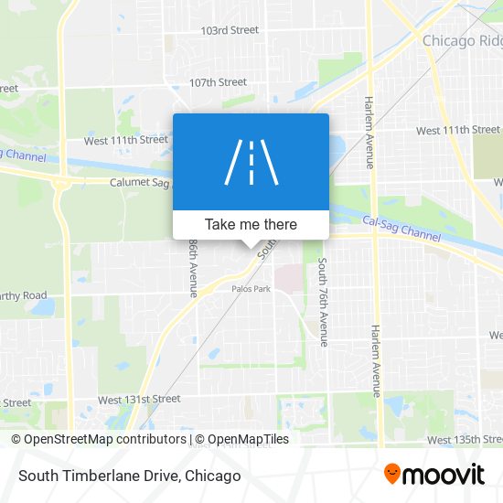 South Timberlane Drive map