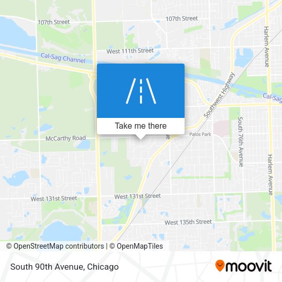 Mapa de South 90th Avenue