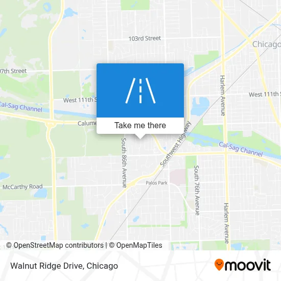 Walnut Ridge Drive map
