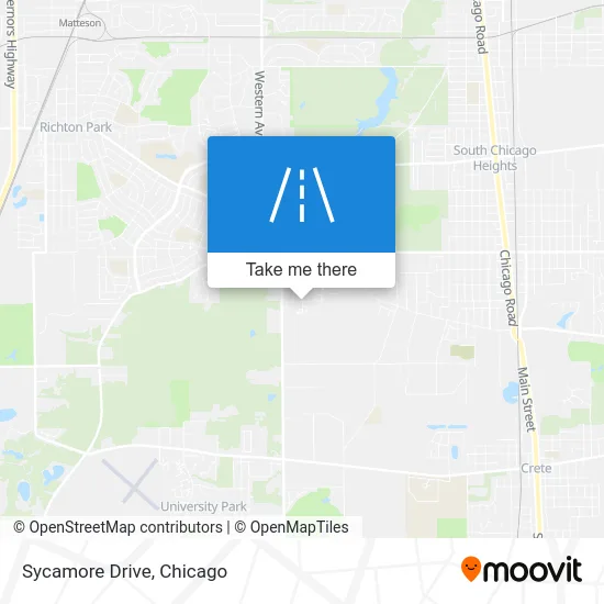 Sycamore Drive map