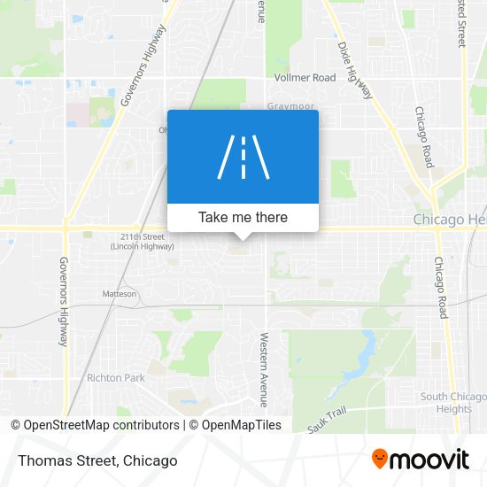 Mapa de Thomas Street