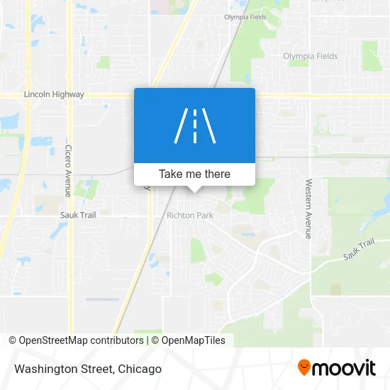 Mapa de Washington Street