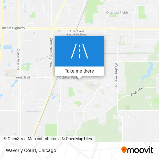 Waverly Court map