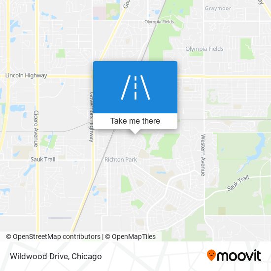 Wildwood Drive map