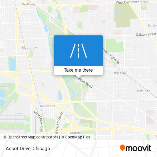 Ascot Drive map