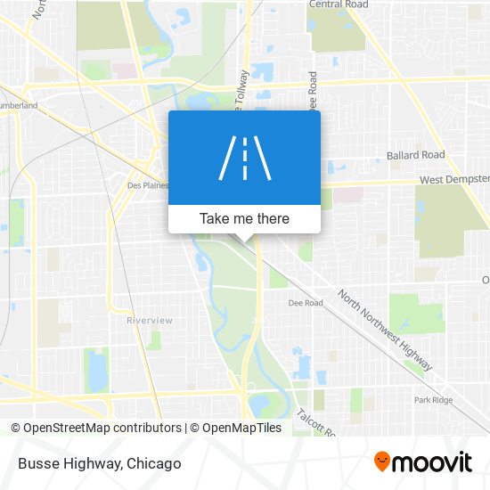 Busse Highway map