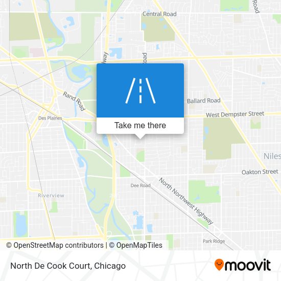 Mapa de North De Cook Court