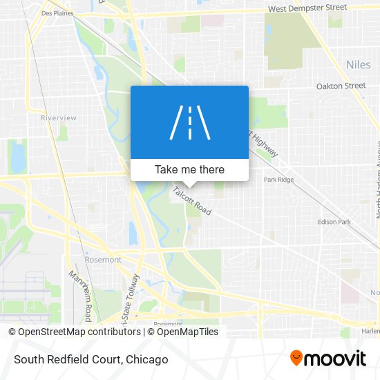 South Redfield Court map