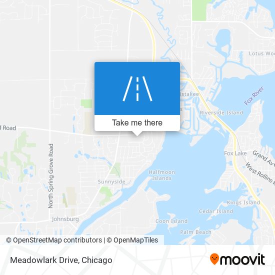 Meadowlark Drive map