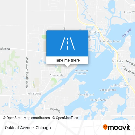 Oakleaf Avenue map