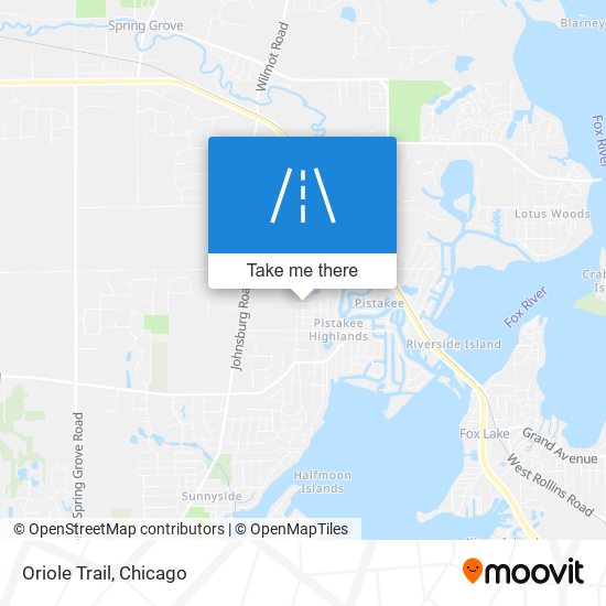 Oriole Trail map