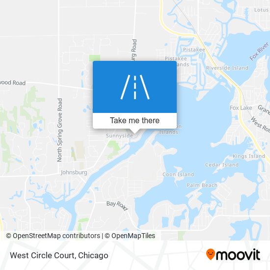 Mapa de West Circle Court