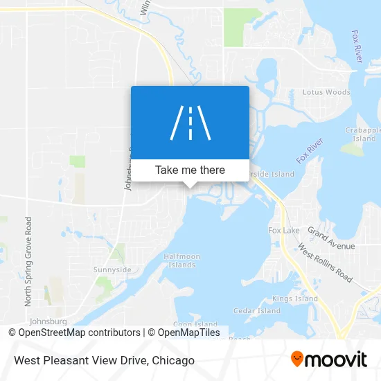 West Pleasant View Drive map