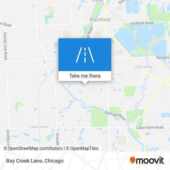 Mapa de Bay Creek Lane