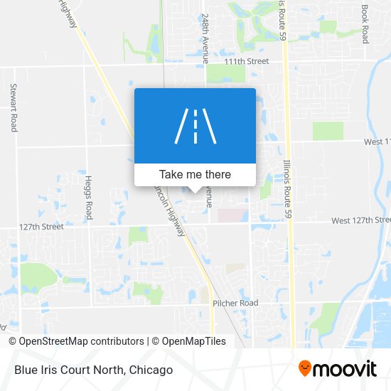 Blue Iris Court North map