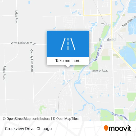 Creekview Drive map