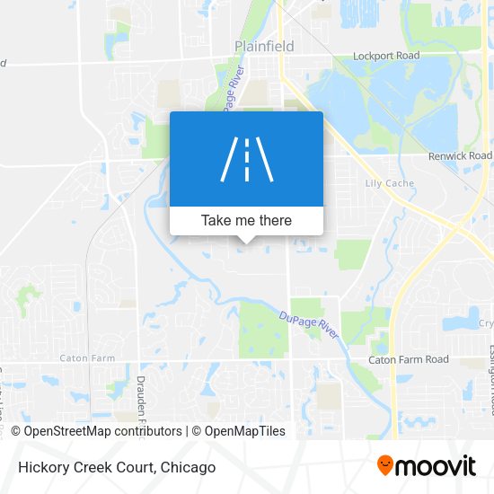 Mapa de Hickory Creek Court