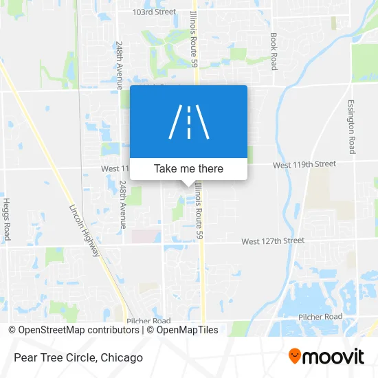 Pear Tree Circle map