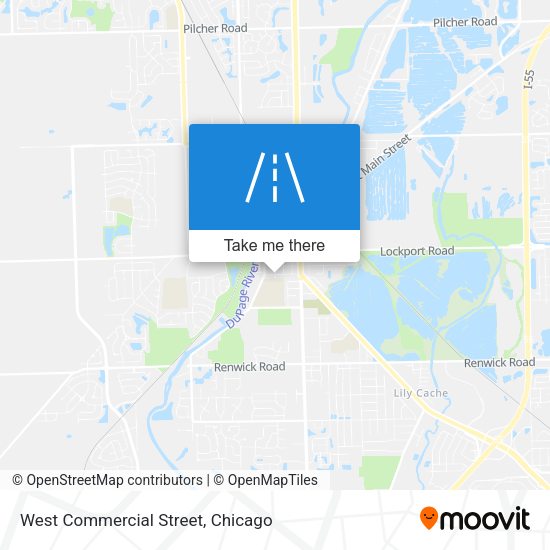 West Commercial Street map