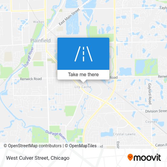 Mapa de West Culver Street
