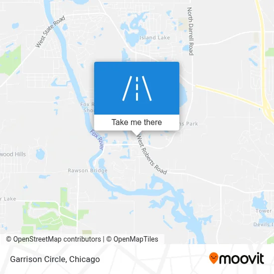 Garrison Circle map