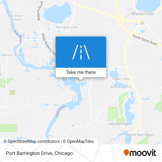 Port Barrington Drive map