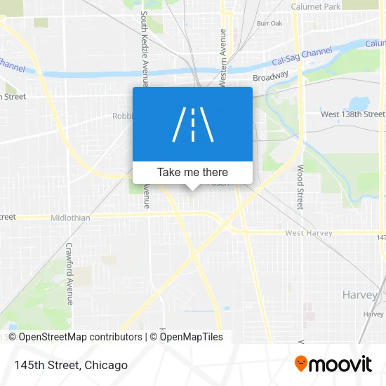145th Street map