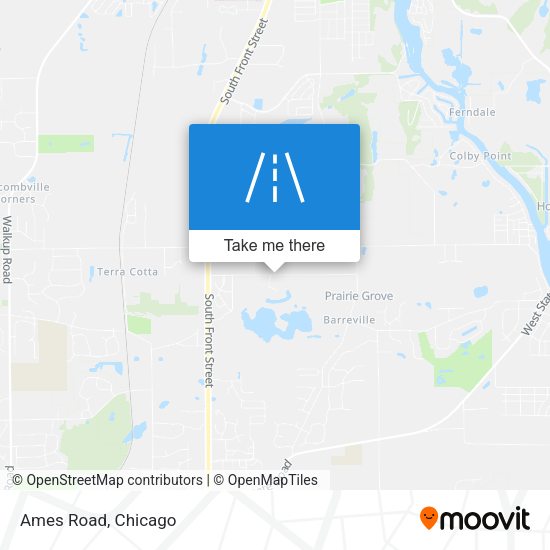 Ames Road map