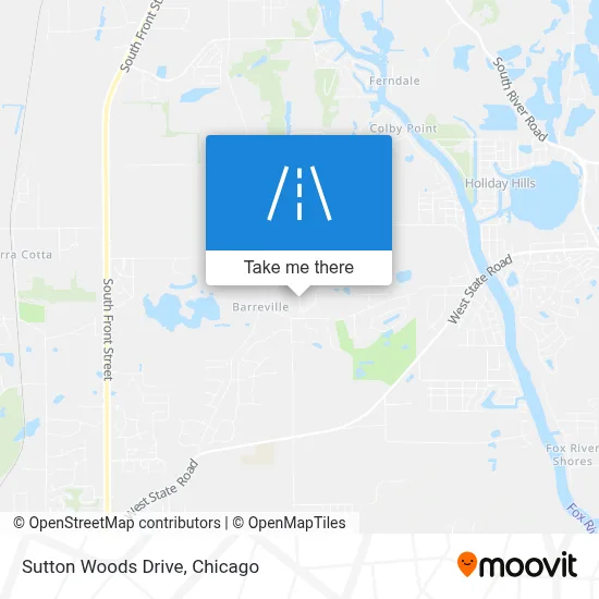 Sutton Woods Drive map