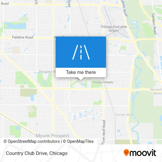 Country Club Drive map