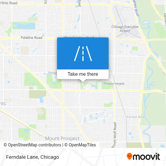 Ferndale Lane map