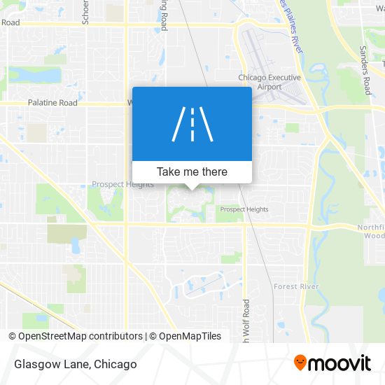 Glasgow Lane map