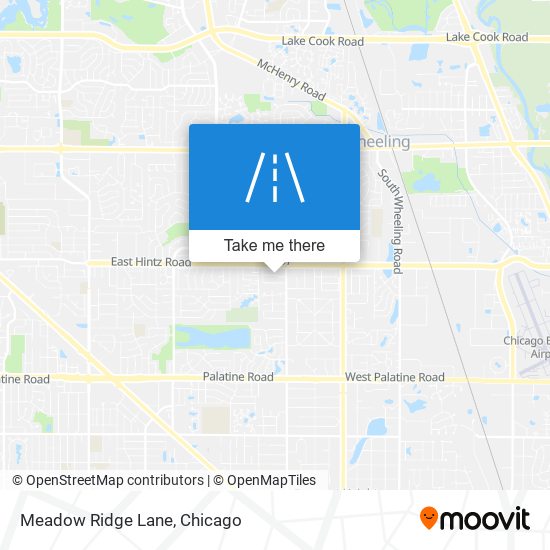 Meadow Ridge Lane map