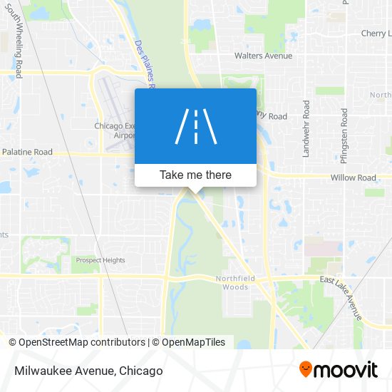 Milwaukee Avenue map