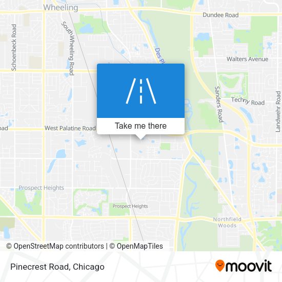 Mapa de Pinecrest Road