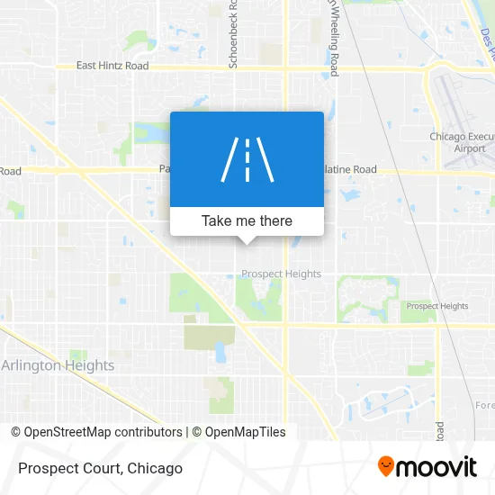 Prospect Court map