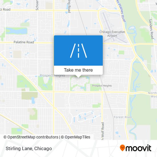 Stirling Lane map