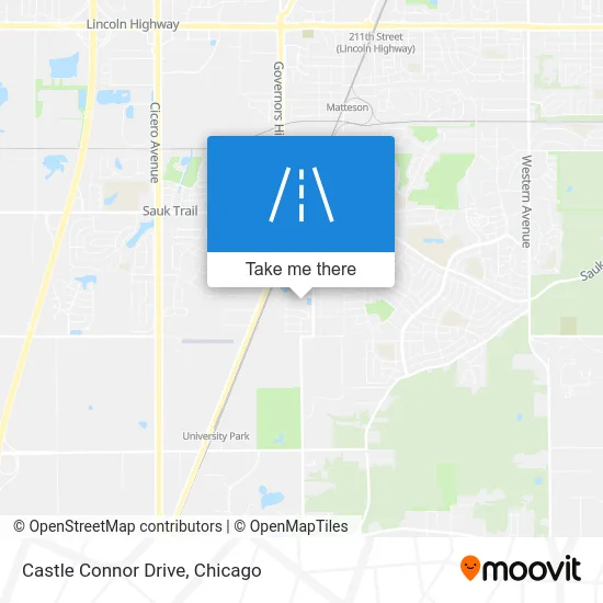 Castle Connor Drive map