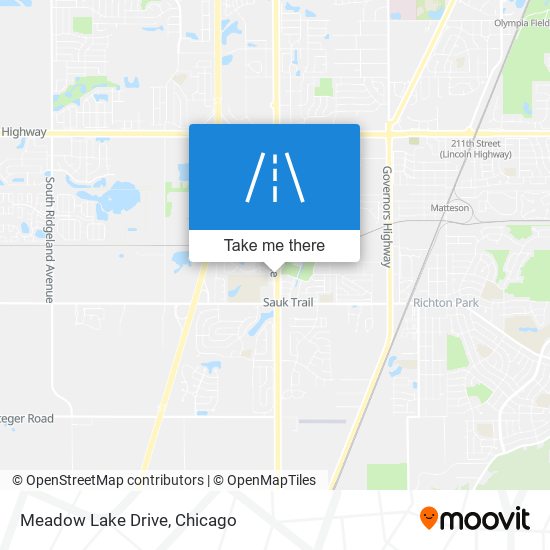 Mapa de Meadow Lake Drive