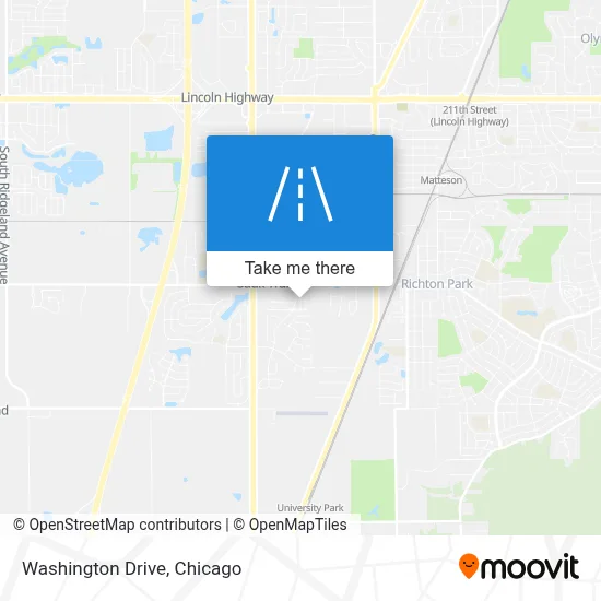 Washington Drive map