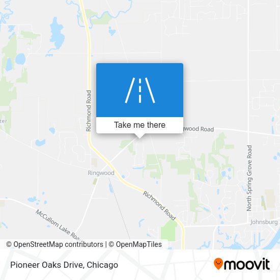 Mapa de Pioneer Oaks Drive