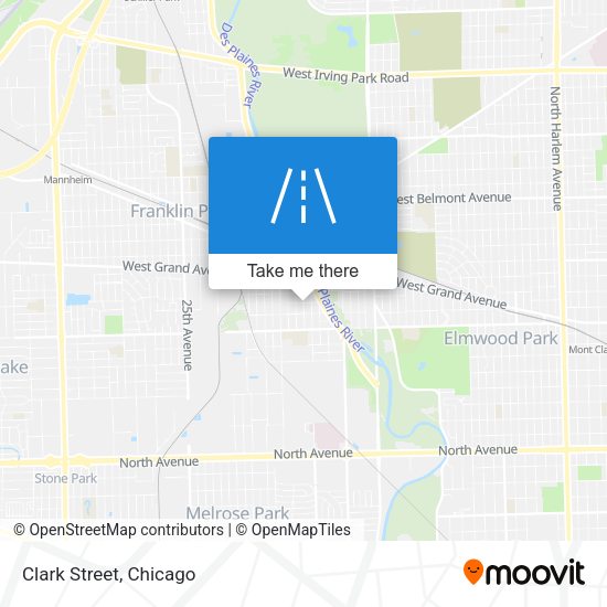 Mapa de Clark Street