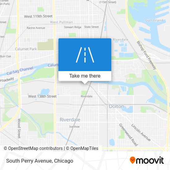 Mapa de South Perry Avenue
