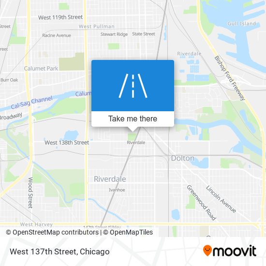 West 137th Street map