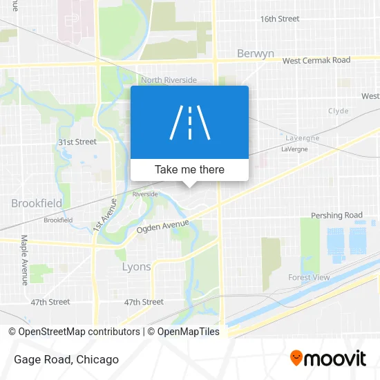 Gage Road map