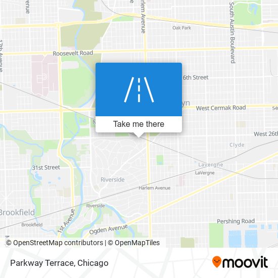 Parkway Terrace map